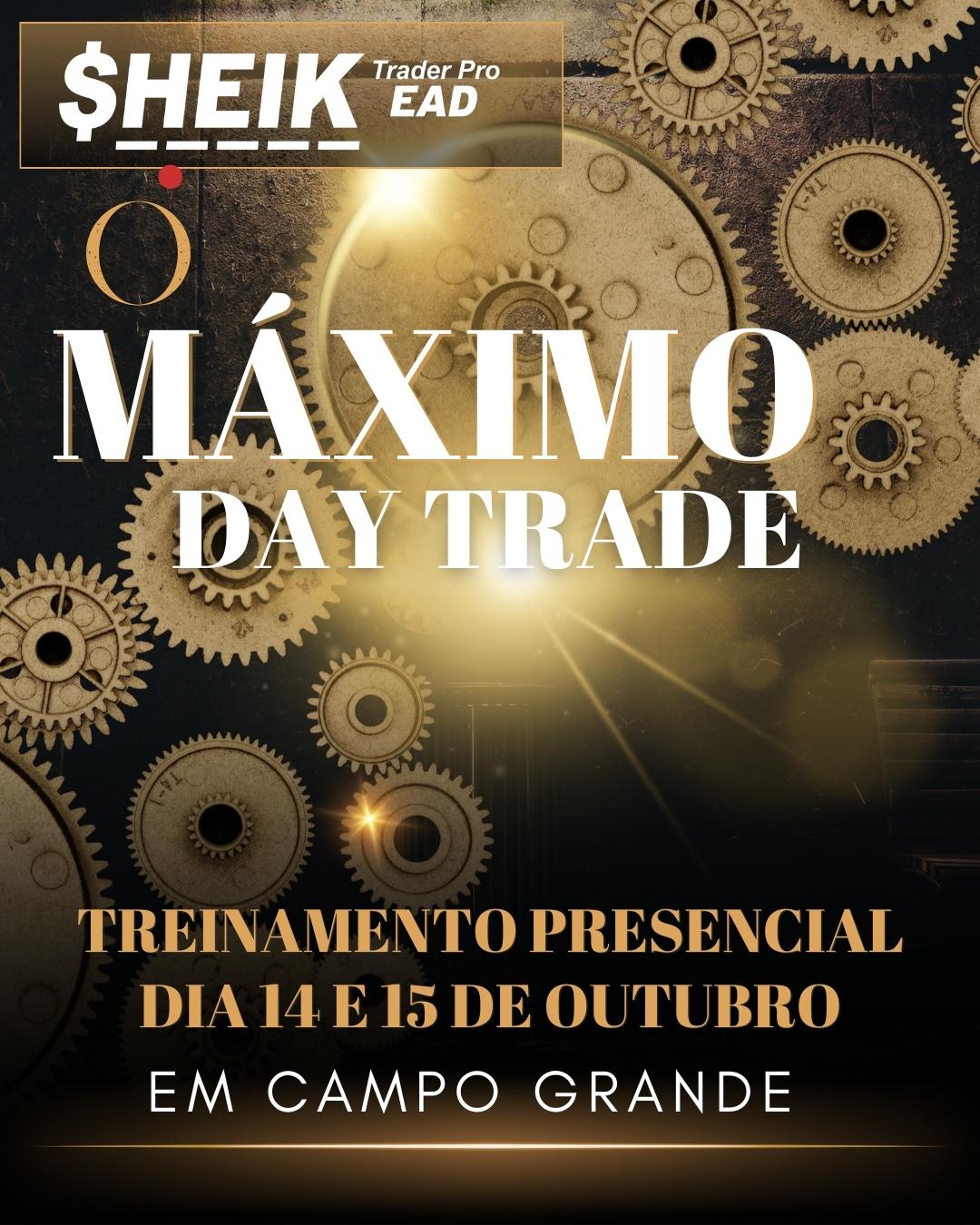 Treinamento presencial “O Máximo day trade”